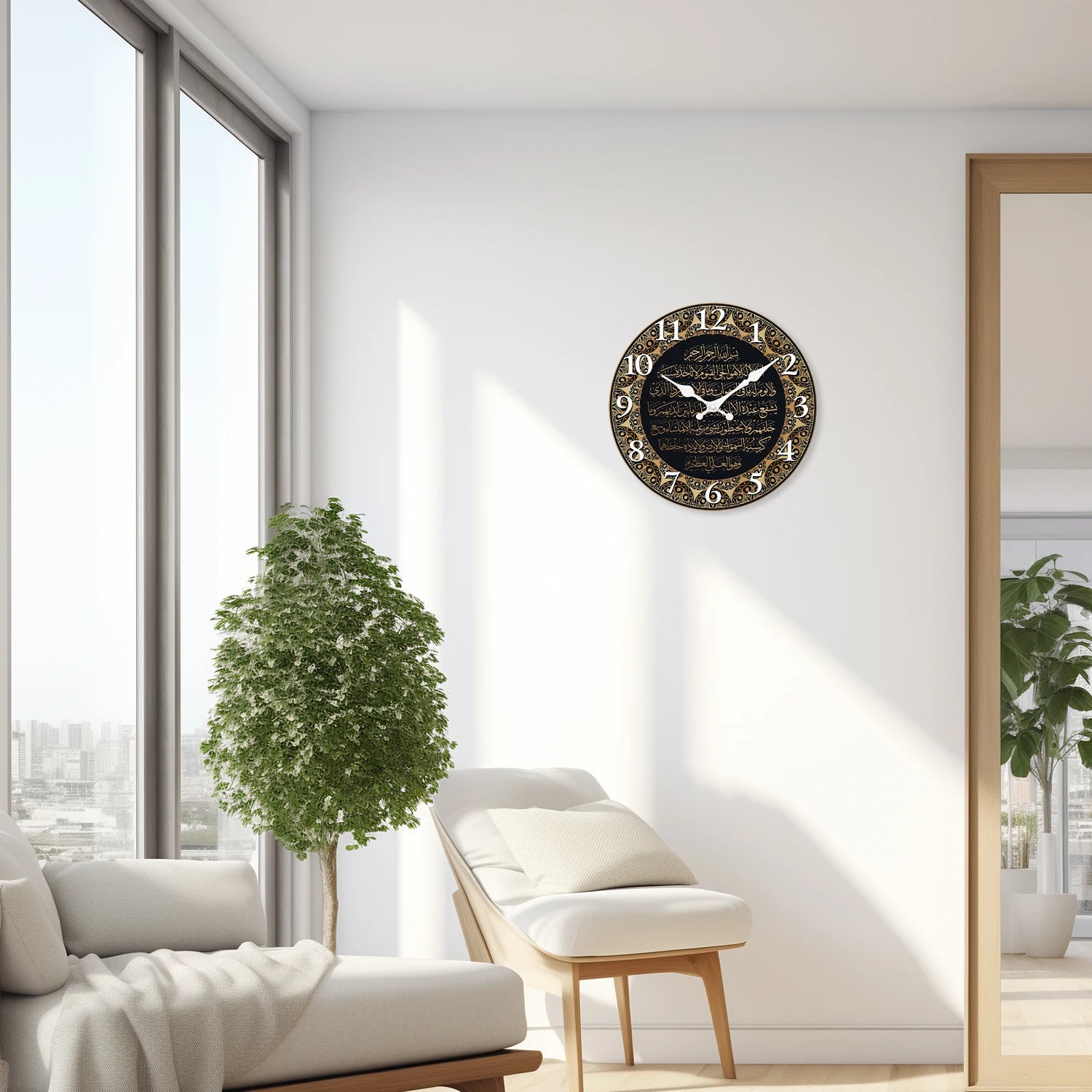 Beautiful Islamic Arabic Clock For Homes