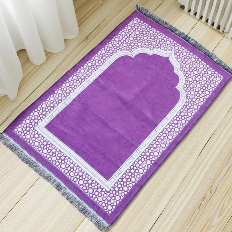 Colorful Islamic Prayer Mats for Kids and Adults