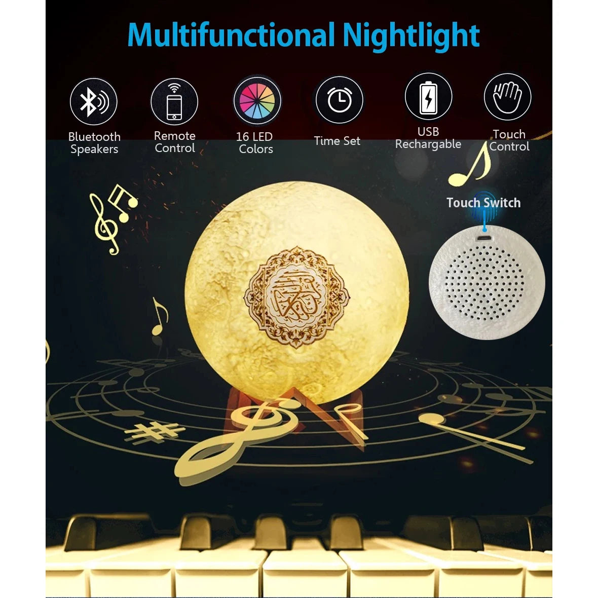 Adhan and Quran Speaker with LED