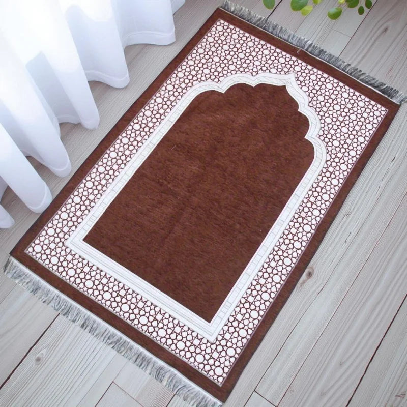 Colorful Islamic Prayer Mats for Kids and Adults