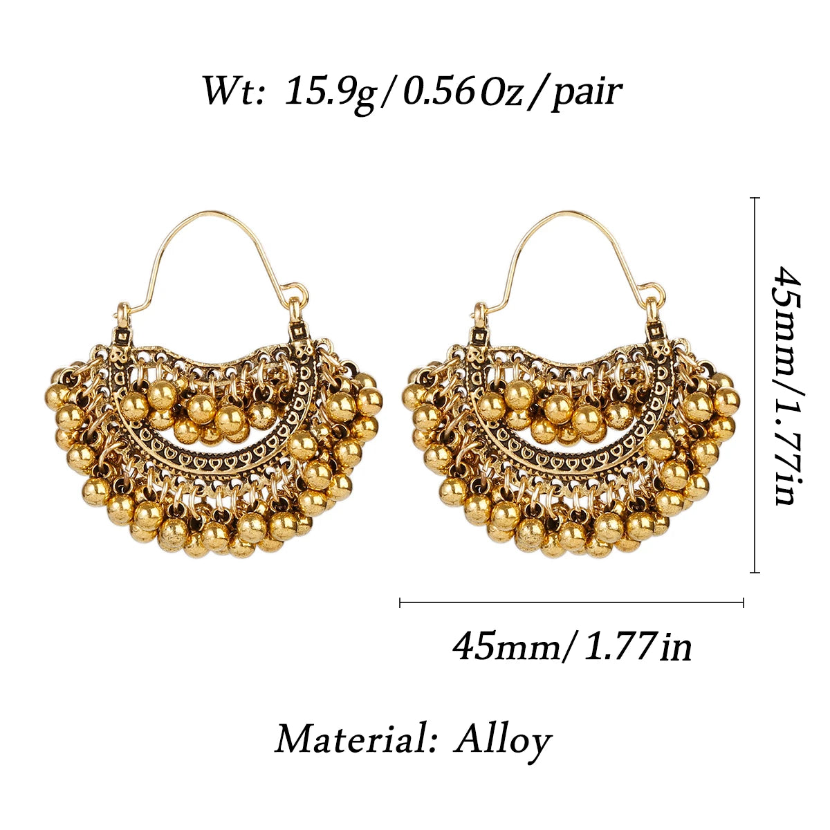 Women's Afghan Earrings With Multiple Designs
