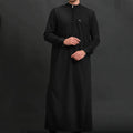 Muslim Men's Formal Black Thobe