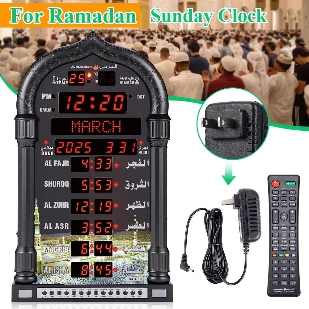 Prayer Times and Adhan Announcer For Houses and Masjids