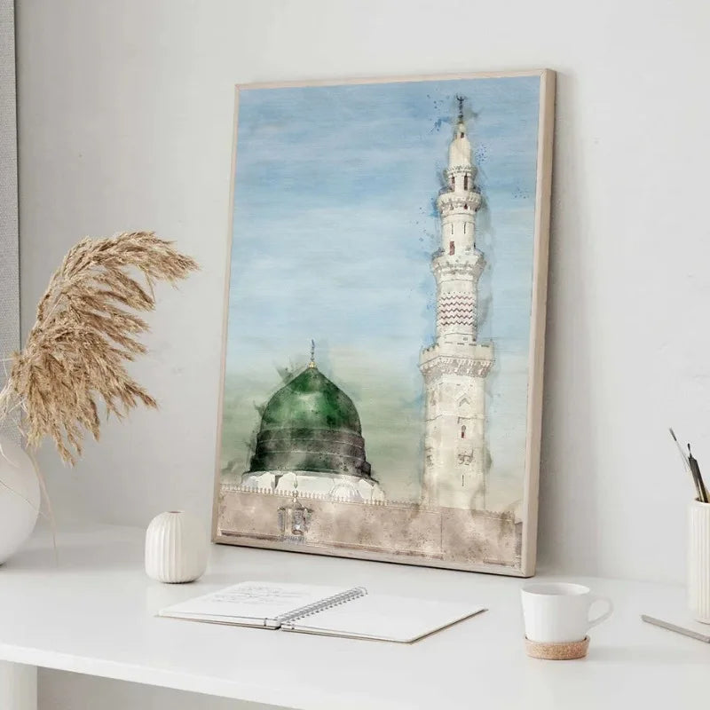 Kaaba Wall Canvas Painting