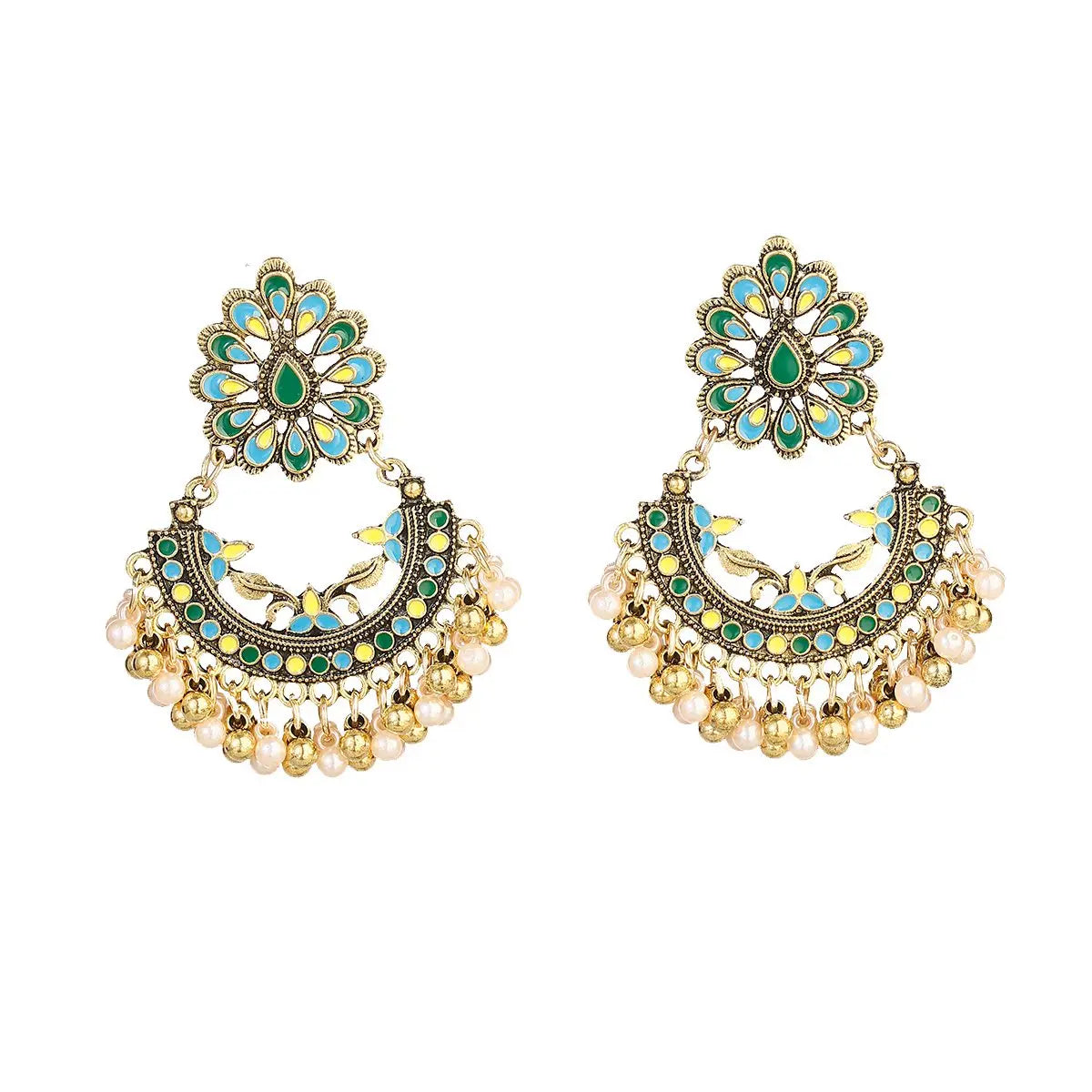 Women's Afghan Earrings With Multiple Designs