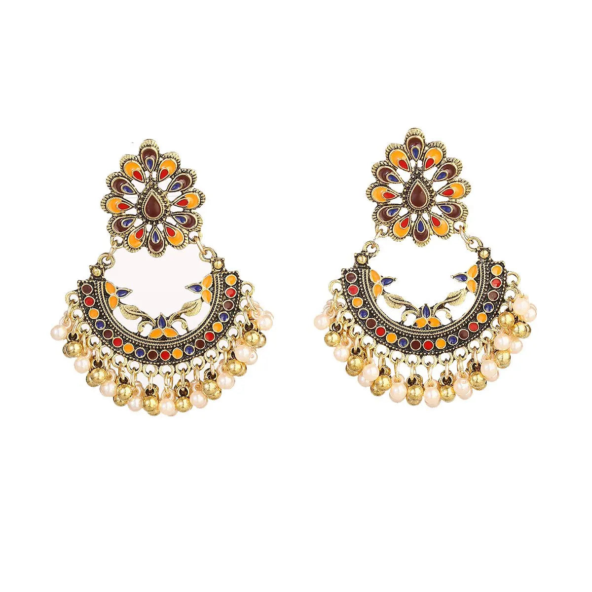 Women's Afghan Earrings With Multiple Designs