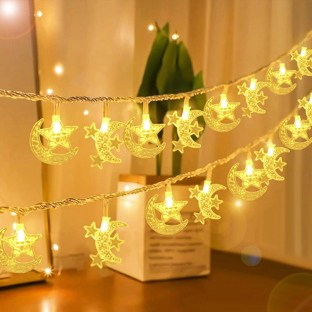Eid and Ramadan Mubarak Light String Decorations
