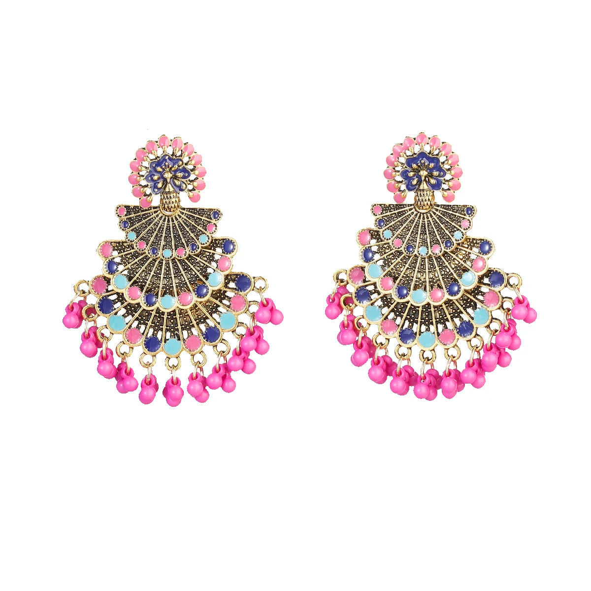 Women's Afghan Earrings With Multiple Designs