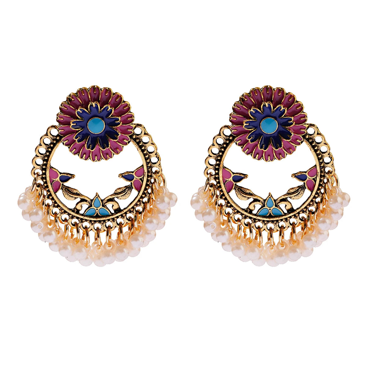 Women's Afghan Earrings With Multiple Designs