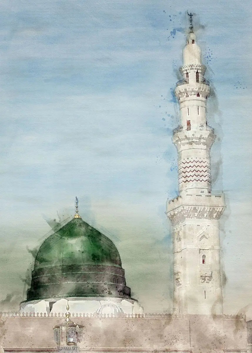 Kaaba Wall Canvas Painting