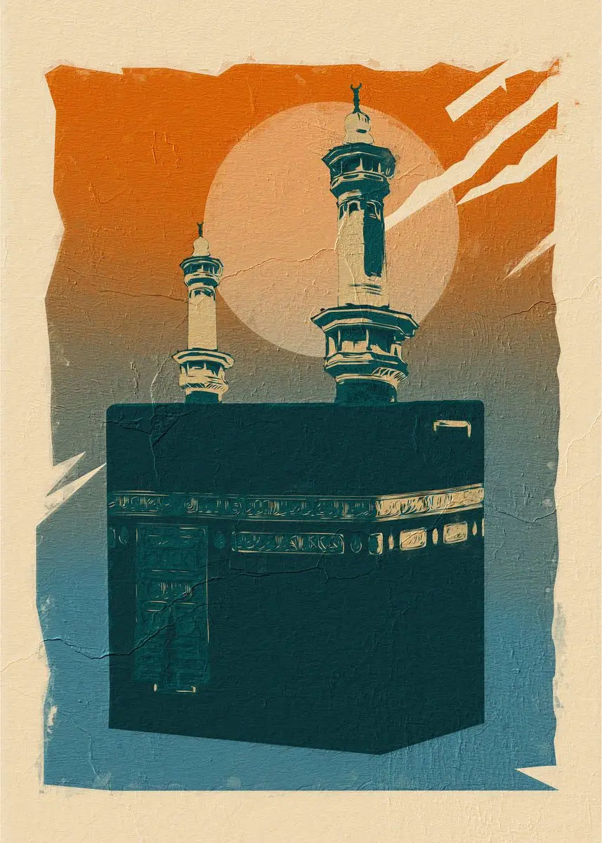 Kaaba Wall Canvas Painting