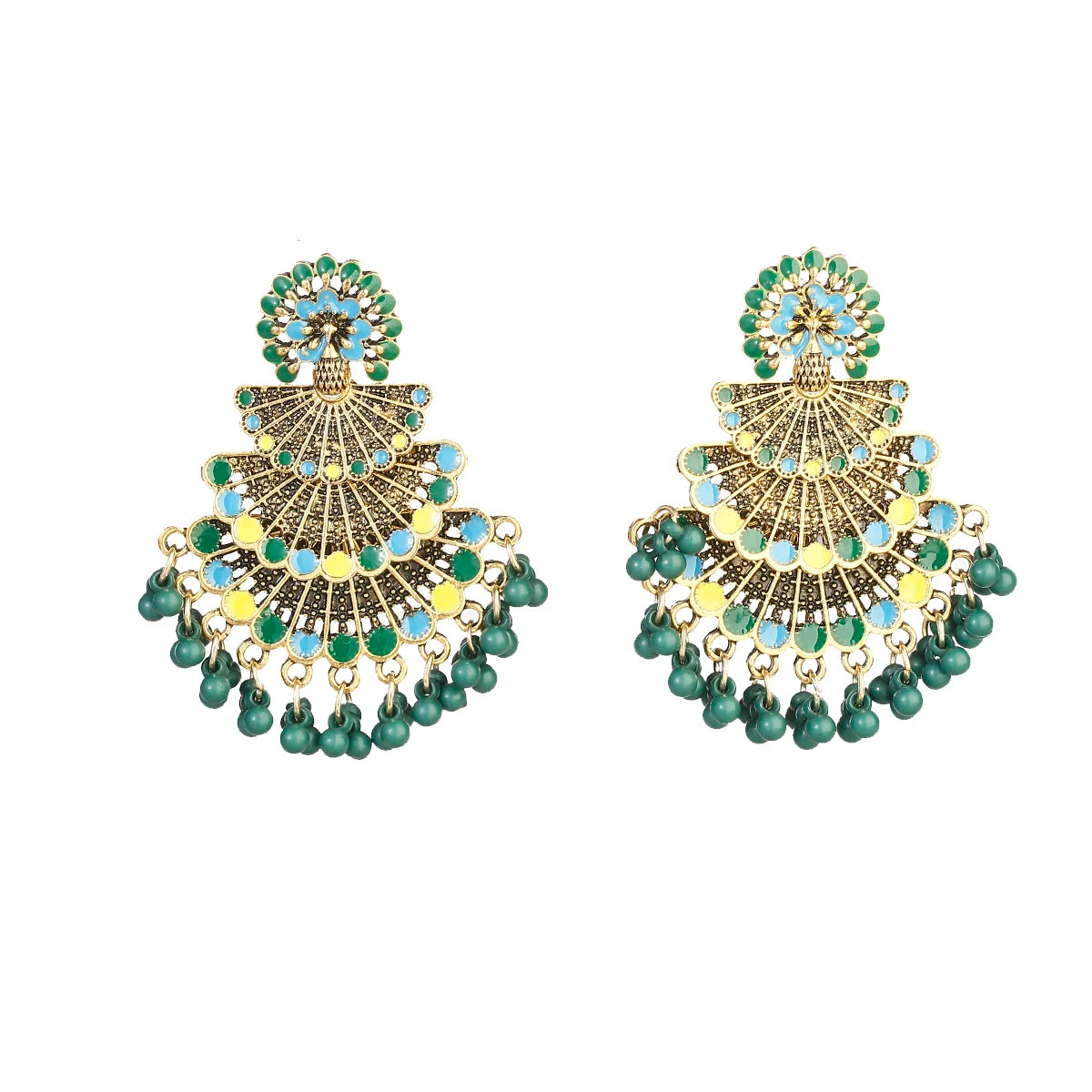 Women's Afghan Earrings With Multiple Designs
